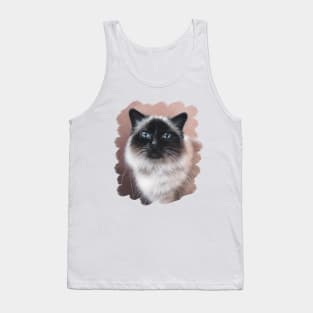 Birman Cat Painting Tank Top